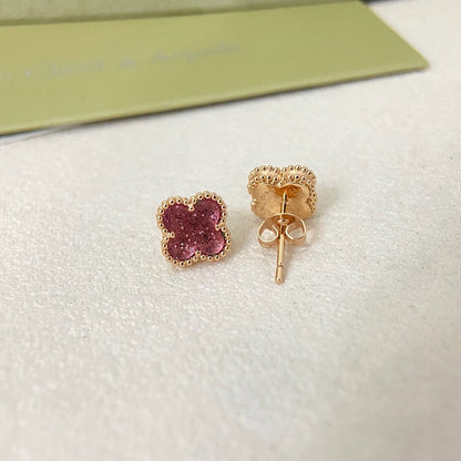 [⭐Novea]2026 NEW MINI CLOVER 1 MOTIF  BUBBLE PINK ENAMEL