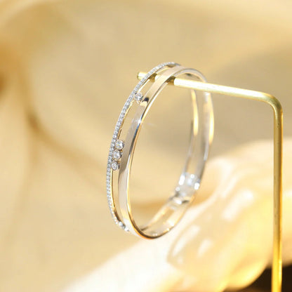 [⭐Novea]Move Romane Diamond Bangle Bracelet