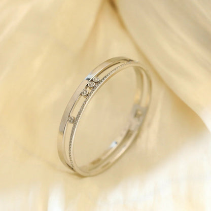 [⭐Novea]Move Romane Diamond Bangle Bracelet