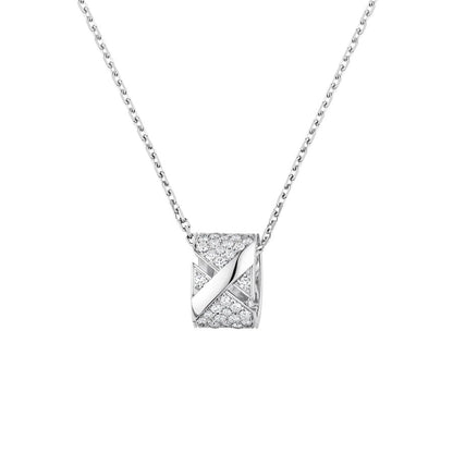 [⭐Novea]LIENS EVIDENCE DIAMOND PAVED NECKLACE