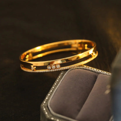 [⭐Novea]Move Romane Diamond Bangle Bracelet
