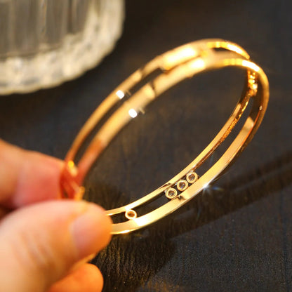[⭐Novea]Move Romane Diamond Bangle Bracelet