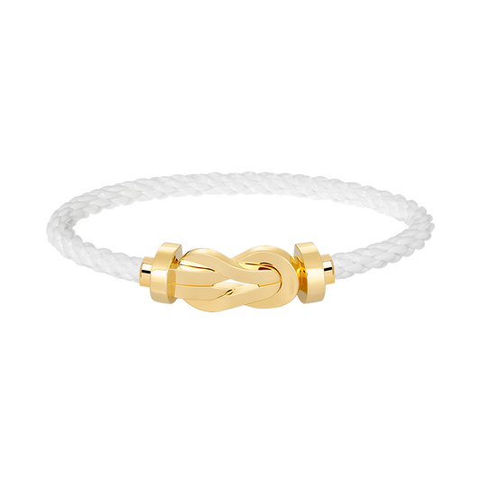 [⭐Novea]CHANCE LARGE 8 FIGURE BUCKLE NO DIAMOND BRACELET GOLD