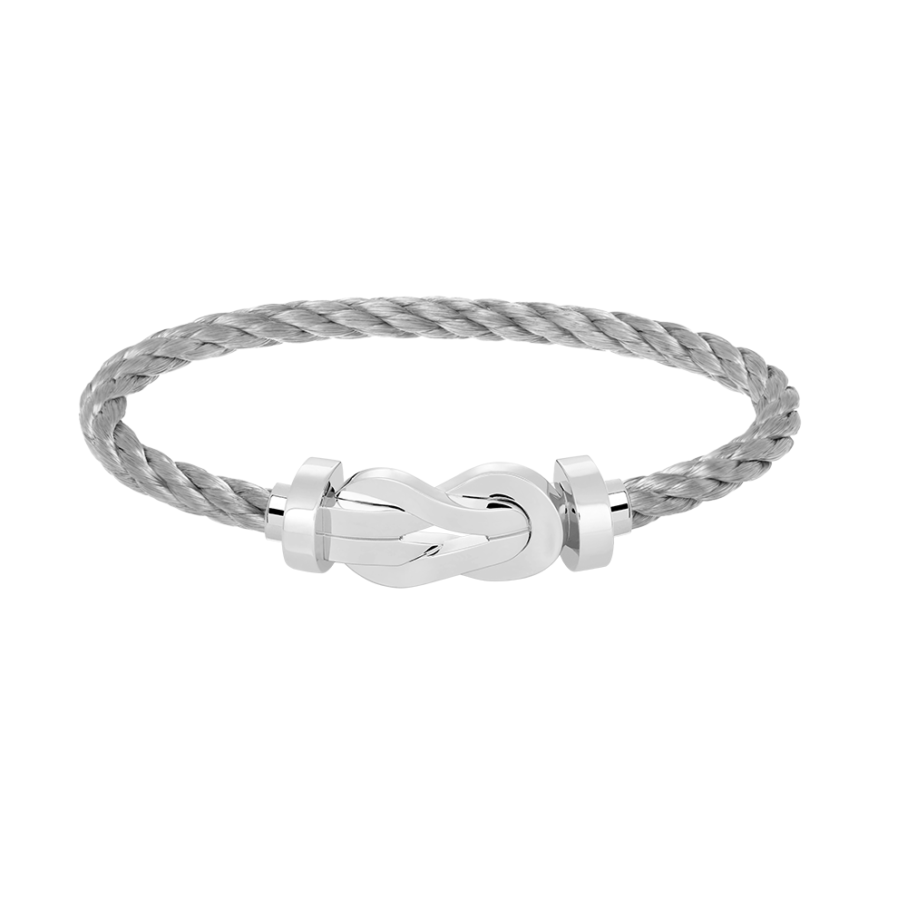 [⭐Novea]CHANCE LARGE 8 FIGURE BUCKLE NO DIAMOND BRACELET SILVER