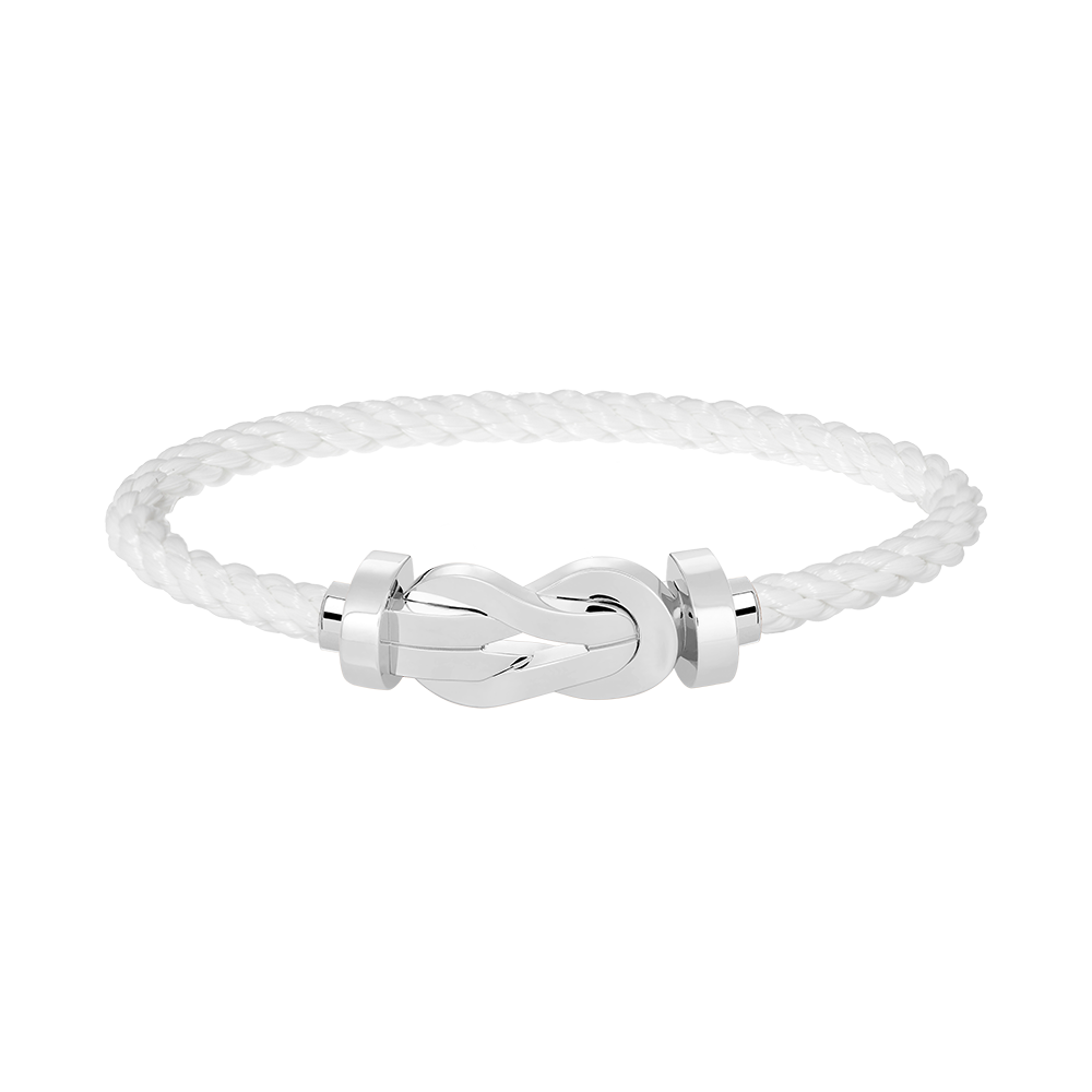 [⭐Novea]CHANCE LARGE 8 FIGURE BUCKLE NO DIAMOND BRACELET SILVER