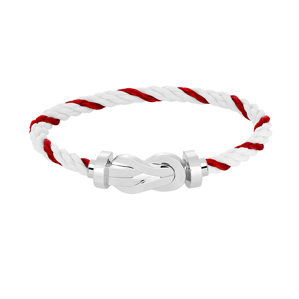 [⭐Novea]CHANCE LARGE 8 FIGURE BUCKLE NO DIAMOND BRACELET SILVER
