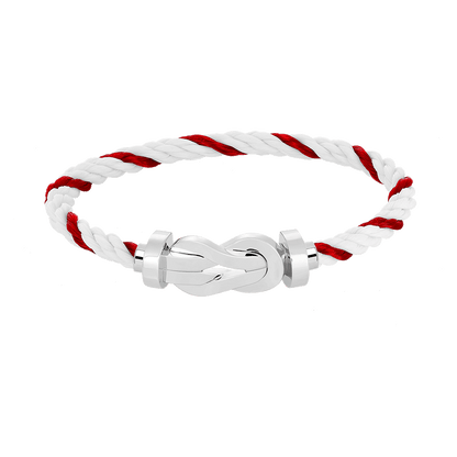 [⭐Novea]CHANCE LARGE 8 FIGURE BUCKLE NO DIAMOND BRACELET SILVER