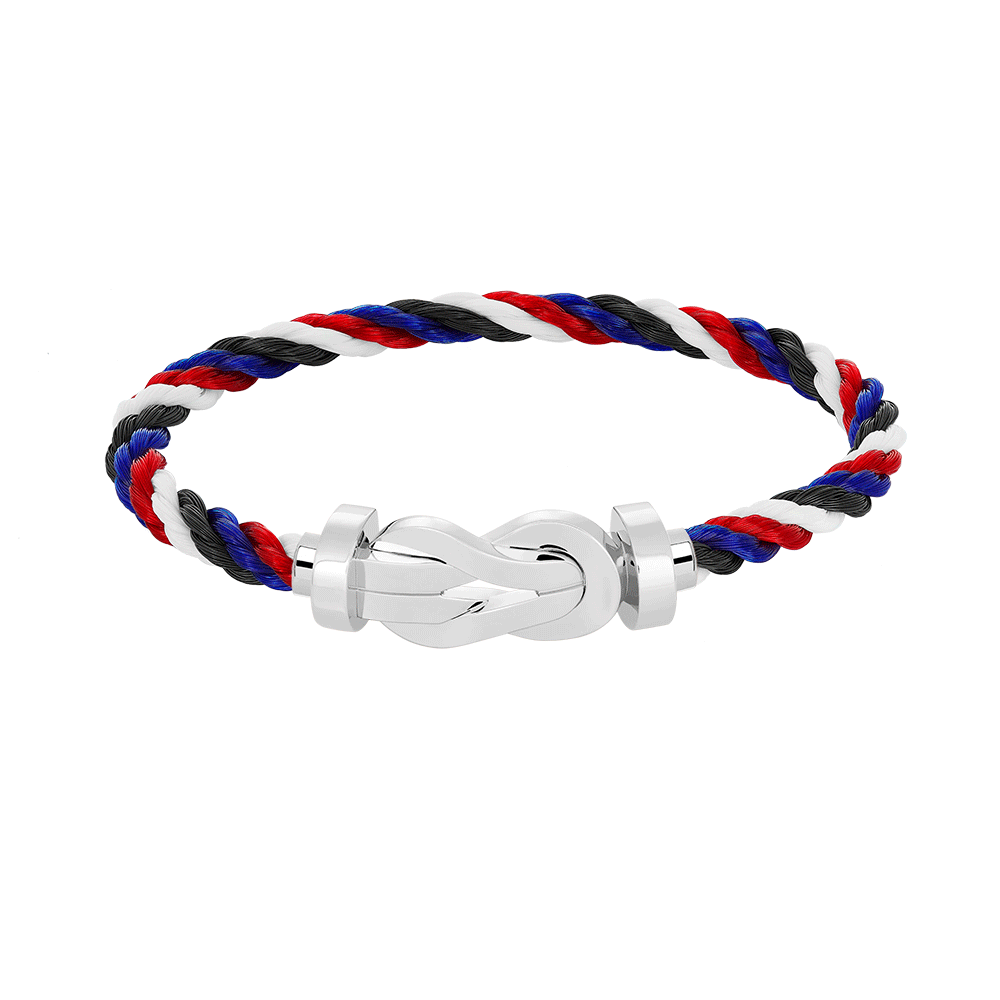 [⭐Novea]CHANCE LARGE 8 FIGURE BUCKLE NO DIAMOND BRACELET SILVER