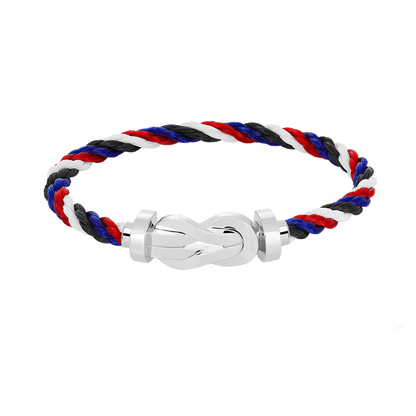 [⭐Novea]CHANCE LARGE 8 FIGURE BUCKLE NO DIAMOND BRACELET SILVER
