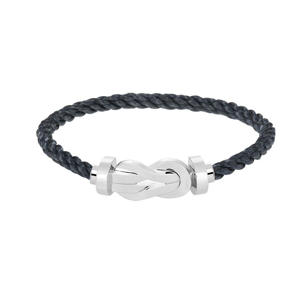 [⭐Novea]CHANCE LARGE 8 FIGURE BUCKLE NO DIAMOND BRACELET SILVER