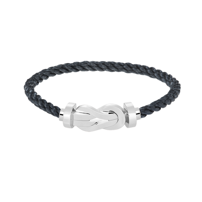 [⭐Novea]CHANCE LARGE 8 FIGURE BUCKLE NO DIAMOND BRACELET SILVER