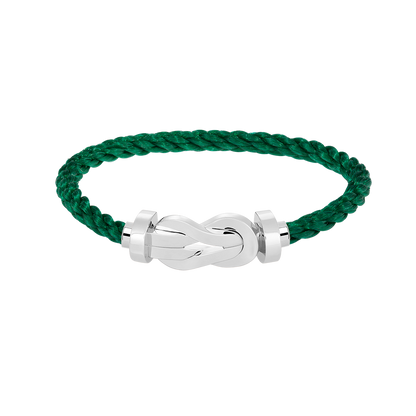 [⭐Novea]CHANCE LARGE 8 FIGURE BUCKLE NO DIAMOND BRACELET SILVER