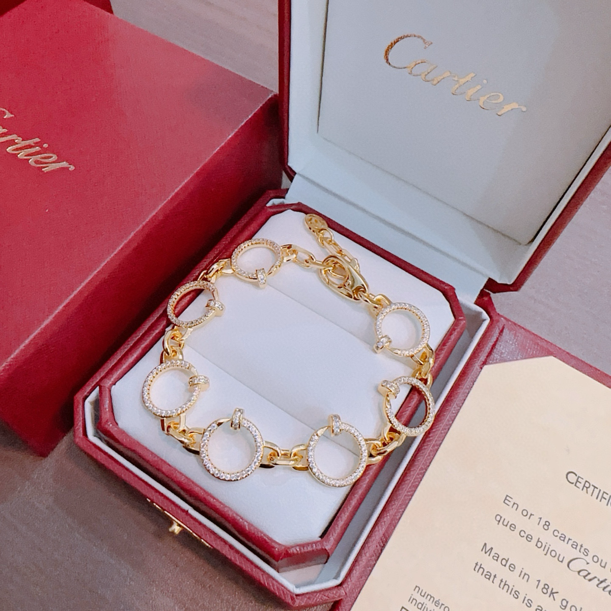 [⭐Novea Jewelry] LOVE&JUSTE BRACELET DIAMONDS