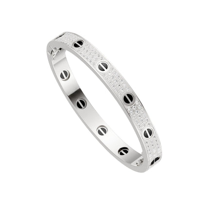 [⭐Novea]LOVE BRACELET 6.1MM DIAMOND-PAVED CERAMIC