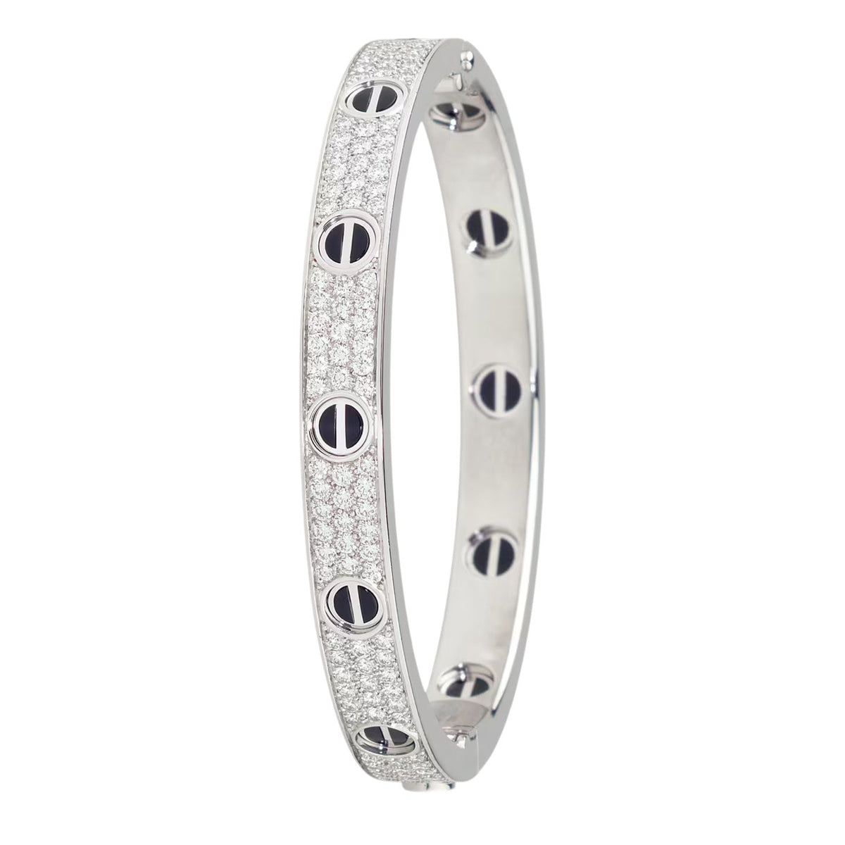 [⭐Novea]LOVE BRACELET 6.1MM DIAMOND-PAVED CERAMIC