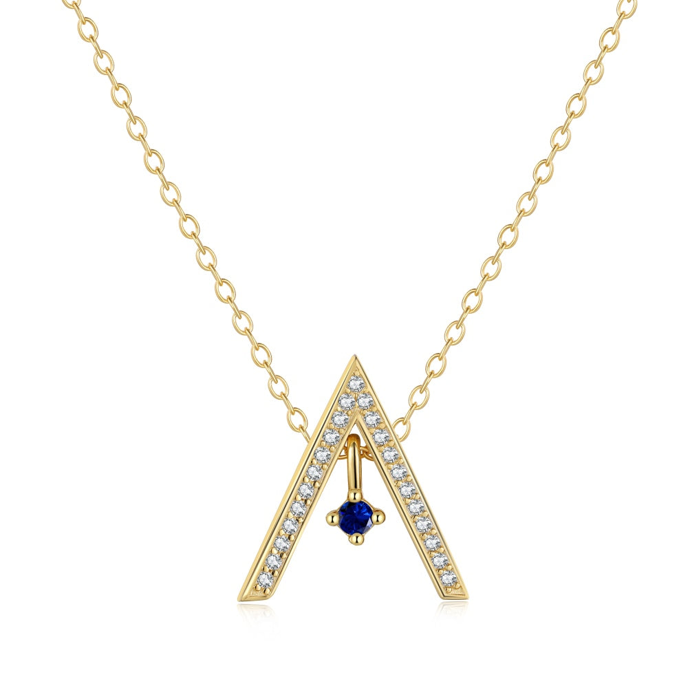 [Lucky Jewelry]Luckyling "A" Shape Necklace
