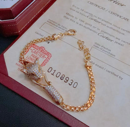 [⭐Novea Jewelry] PANTHERE  BRACELET DIAMONDS