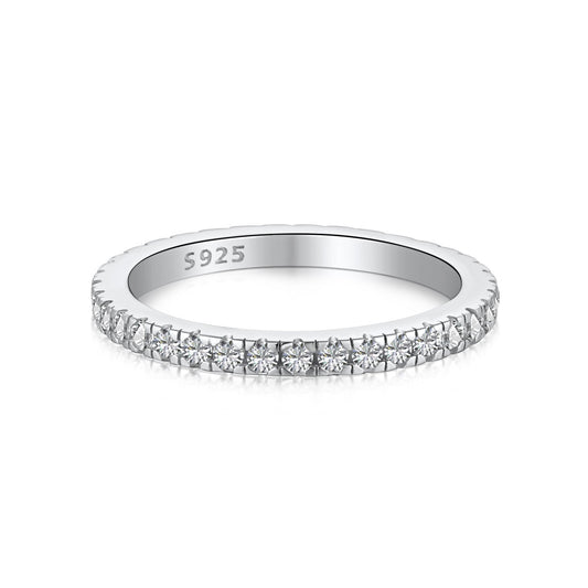 [Lucky Jewelry]Delicate Luckyling Round Cut Daily Ring