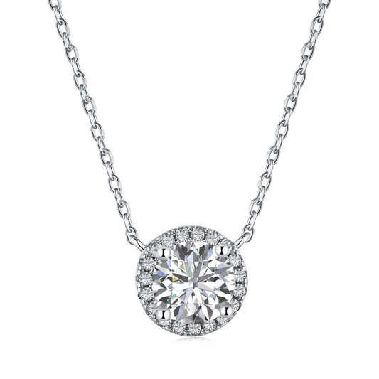 [Lucky Jewelry]Luxurious Round Cut Necklace