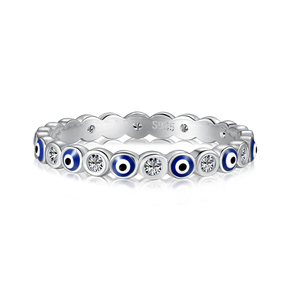 [Lucky Jewelry]Luckyling Vibrant Round Shape Daily Ring
