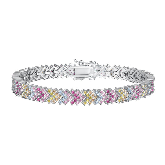 [Lucky Jewelry]Ornate Luckyling Round Cut Party Bracelet