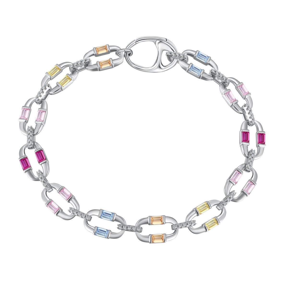 [Lucky Jewelry]Dazzling Colorful Daily Bracelet