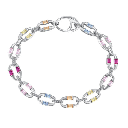 [Lucky Jewelry]Dazzling Colorful Daily Bracelet