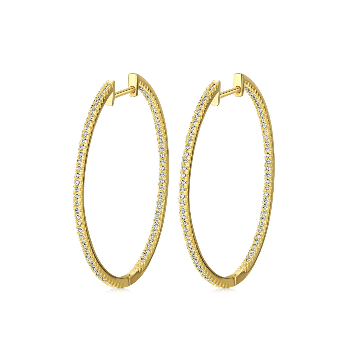[Lucky Jewelry]Popular Large Hoop Earrings