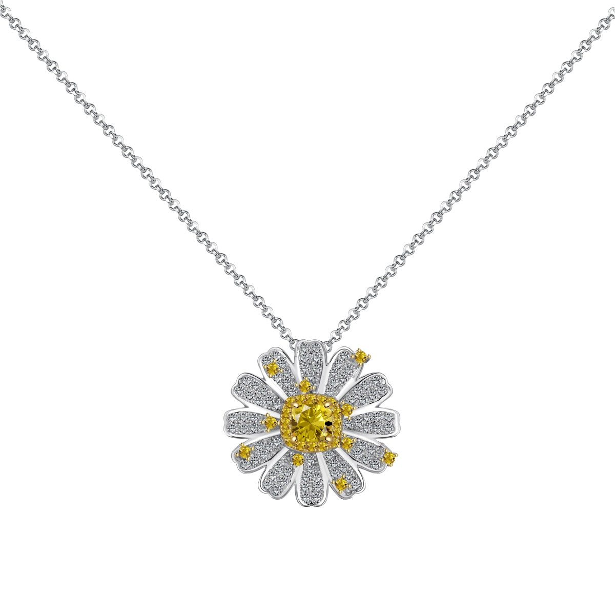 [Lucky Jewelry]Exquisite Daisy Necklace