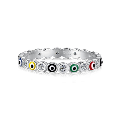 [Lucky Jewelry]Luckyling Vibrant Round Shape Daily Ring