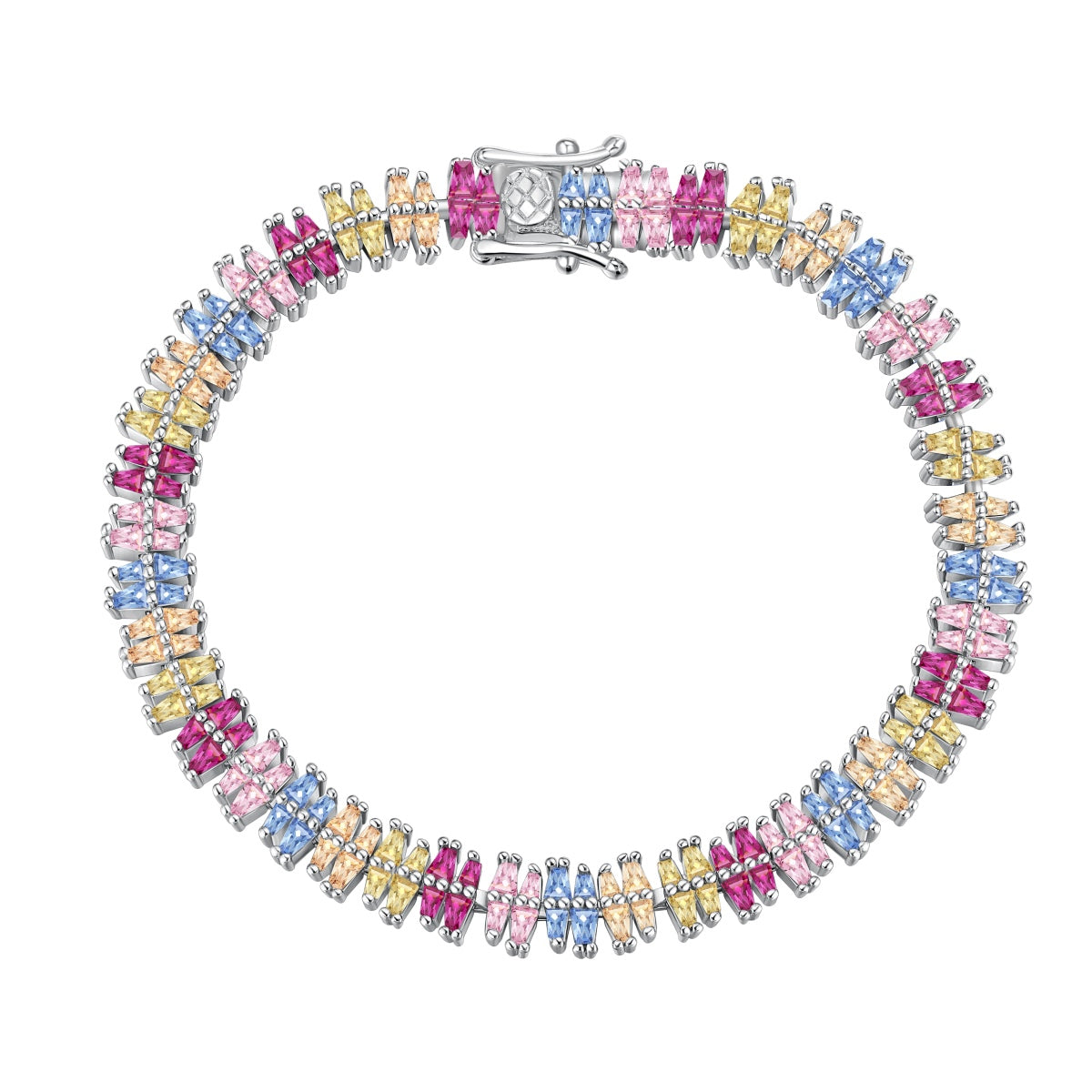 [Lucky Jewelry]Luckyling Exquisite Multi Cut Party Bracelet