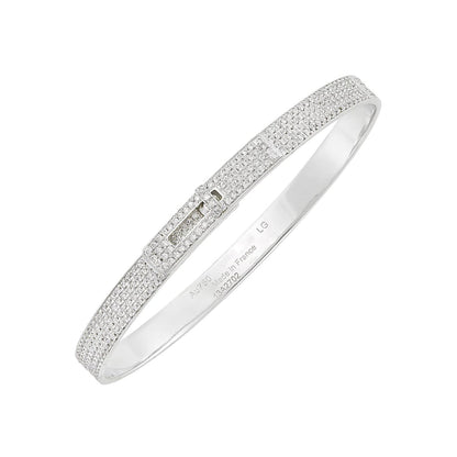 [⭐Novea]HM KELLY BRACELET IN SILVER AND FULL PAVE DIAMOND