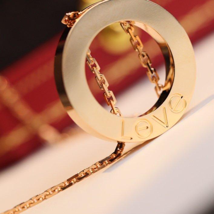 [⭐Novea]LOVE NECKLACE ADJUSTABLE ROSE GOLD