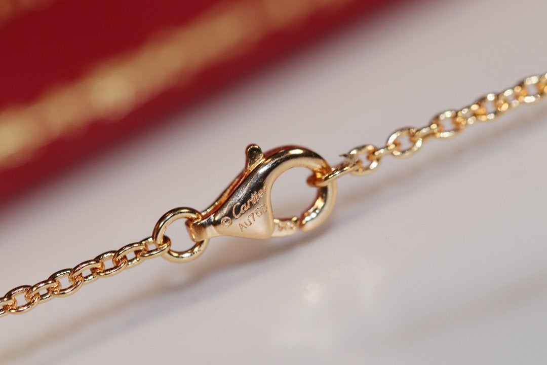 [⭐Novea]LOVE NECKLACE PINK GOLD AND SILVER