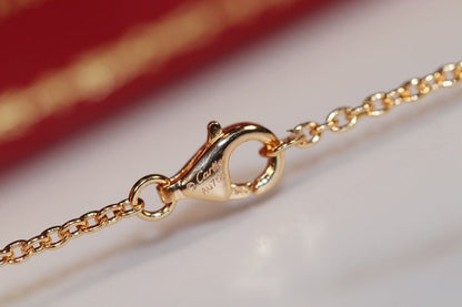 [⭐Novea]LOVE NECKLACE PINK GOLD AND SILVER