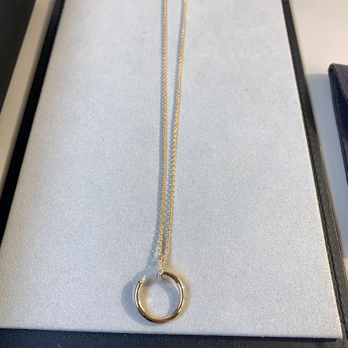 [⭐Novea]JUSTE NECKLACE PINK GOLD