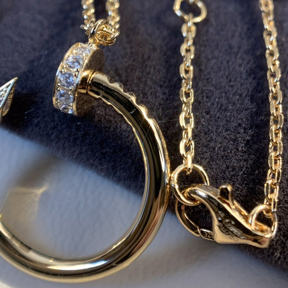 [⭐Novea]JUSTE NECKLACE PINK GOLD
