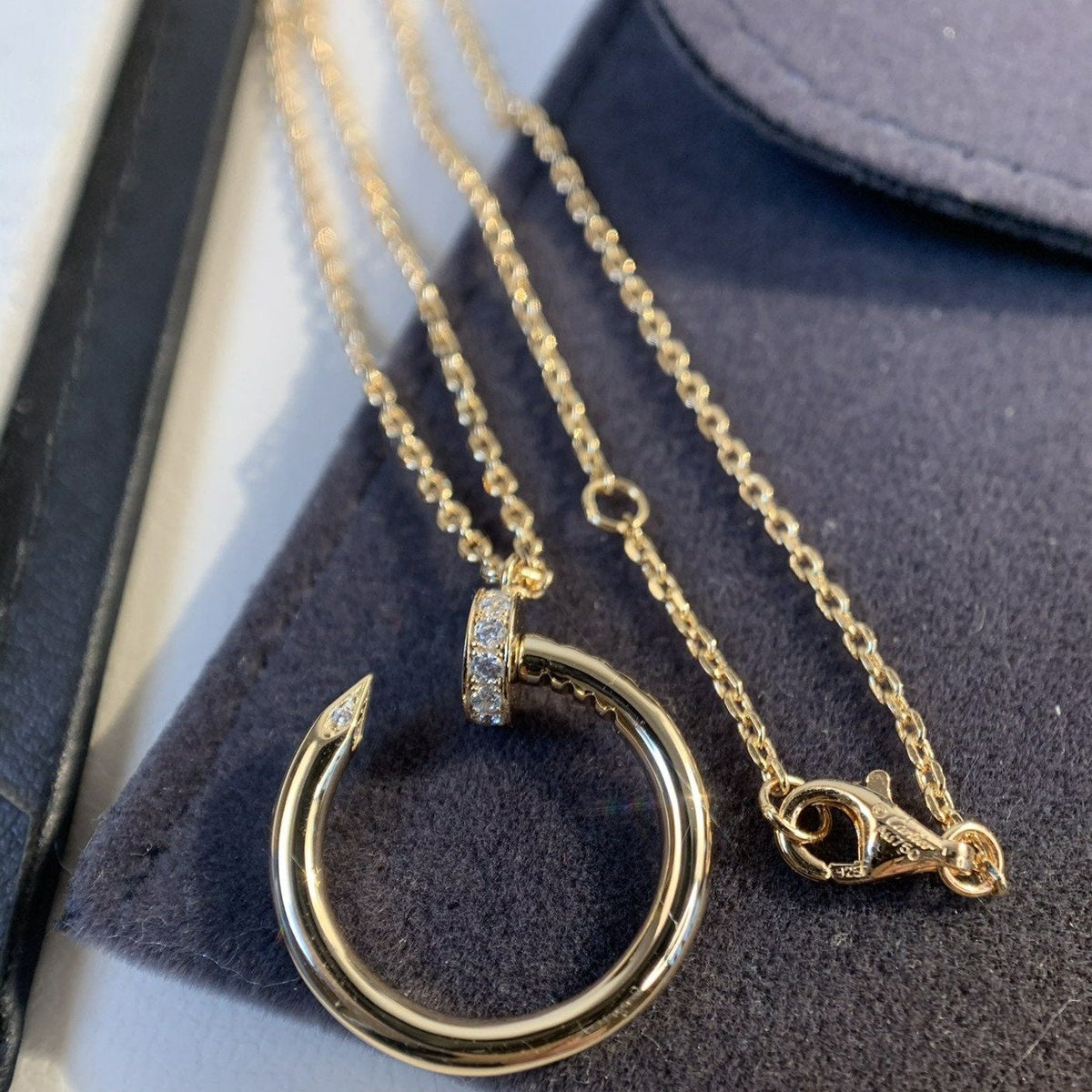[⭐Novea]JUSTE NECKLACE PINK GOLD