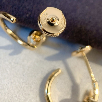 [⭐Novea]JUSTE EARRINGS PINK GOLD