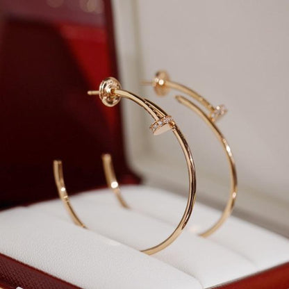 [⭐Novea]JUSTE EARRINGS DIAMONDS 1.8MM