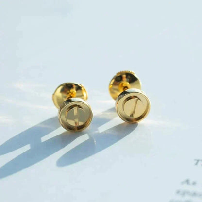 [⭐Novea]LOVE EARRINGS GOLD 10MM