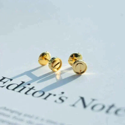 [⭐Novea]LOVE EARRINGS GOLD 10MM
