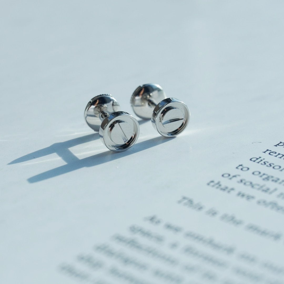 [⭐Novea]LOVE EARRINGS SILVER 10MM
