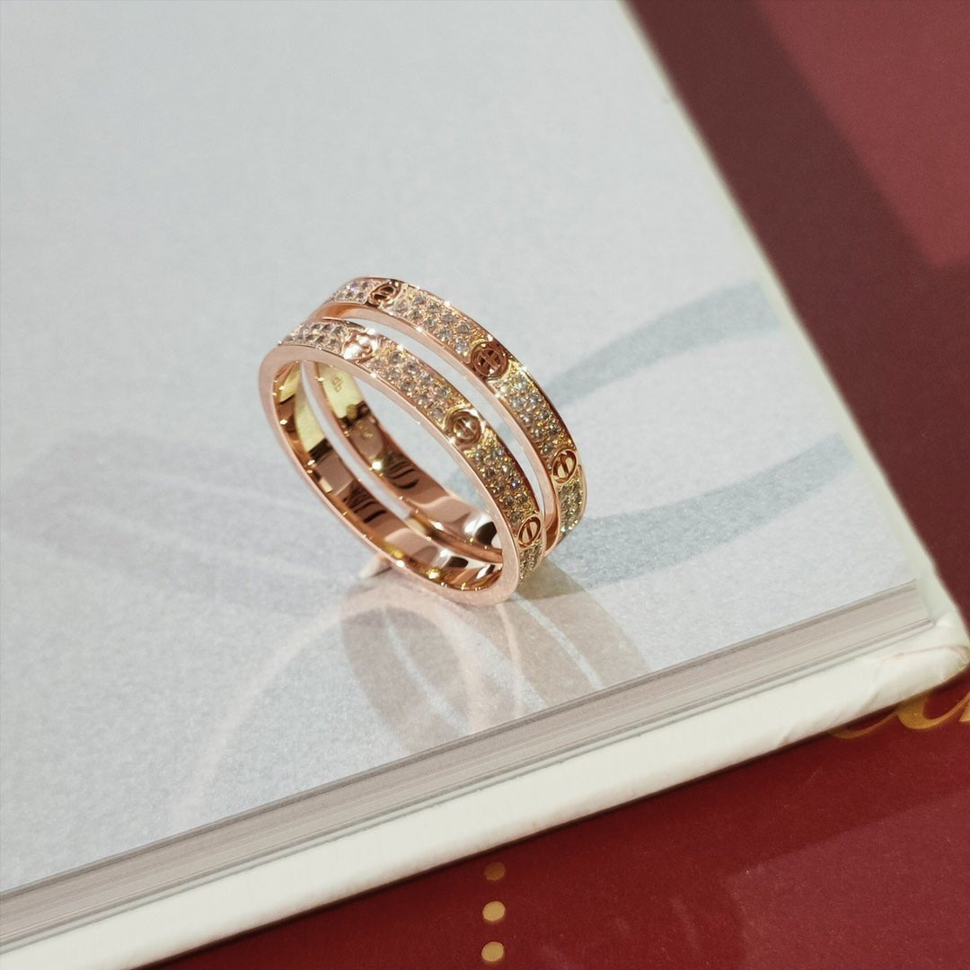 [⭐Novea]LOVE RING 2.65MM DIAMOND
