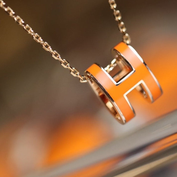 [⭐Novea]POP H PEDANT PINK GOLD
