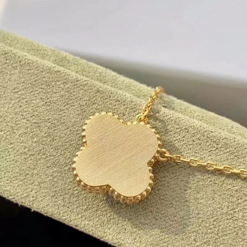 [⭐Novea]CLOVER 15MM DIAMOND TURQUOISE NECKLACE
