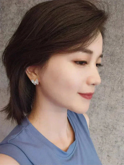 [⭐Novea]BUTTERFLY MOP DIAMOND EARRINGS