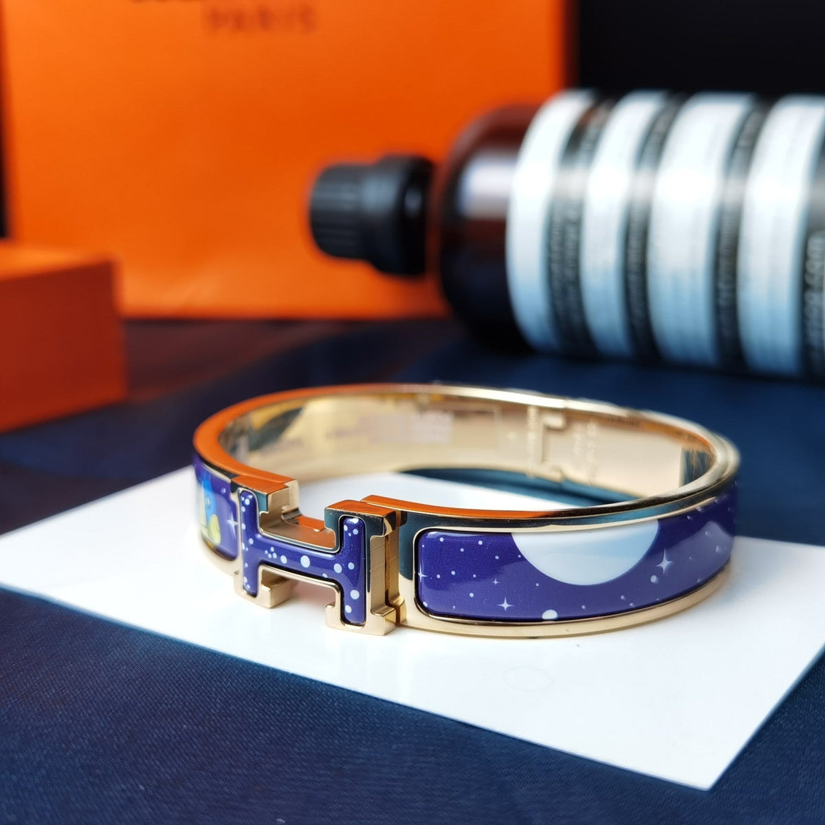 [⭐Novea]H STAR AND MOON BRACELET 12MM