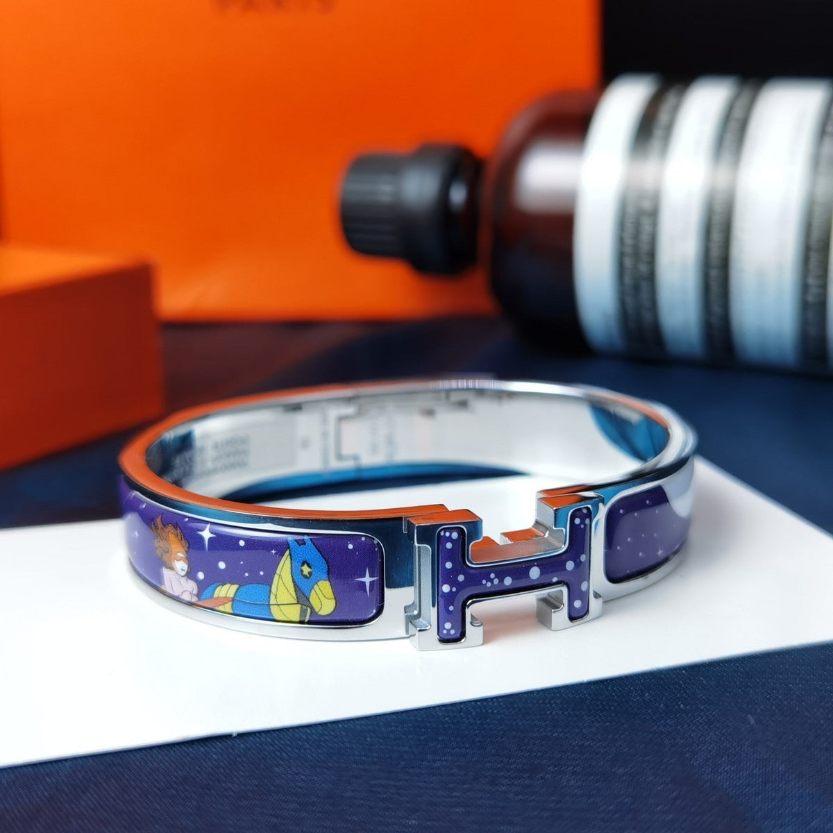 [⭐Novea]H STAR AND MOON BRACELET 12MM