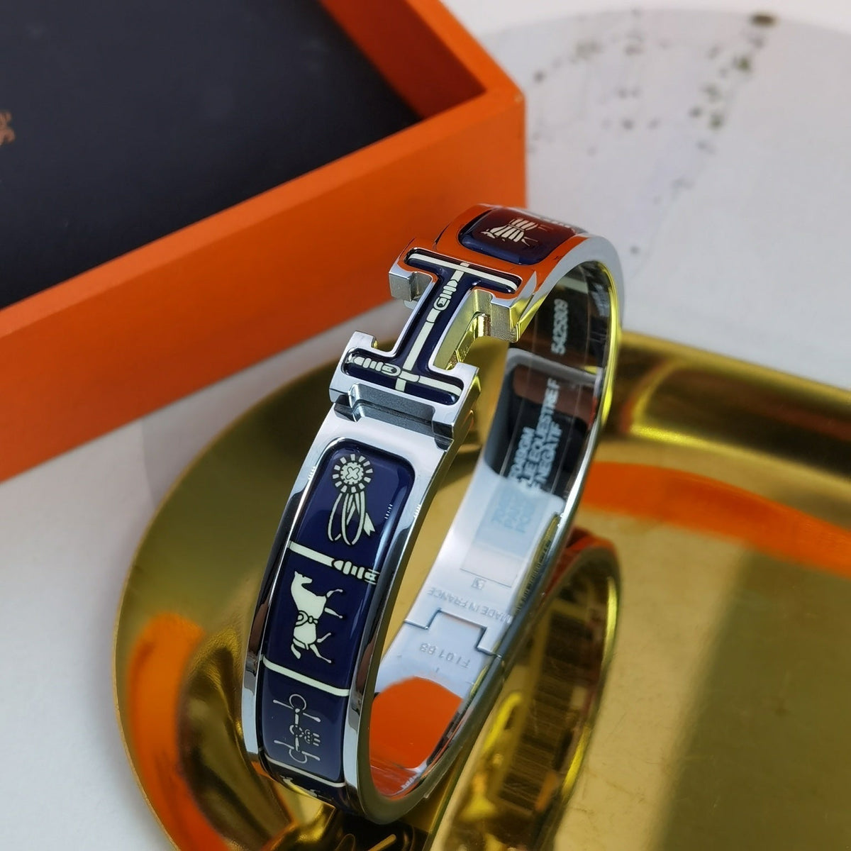 [⭐Novea]H COUVERTURES DARK BLUE BRACELET